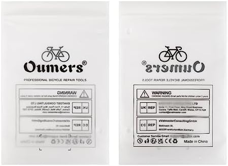 Oumers Tubeless Bike Tire Repair Kit, Bike Tire Punctures Kit Tubeless Tire plug Repair Tool with 10 PCS Bacon Strips for MTB, Road Bicycle Tyres