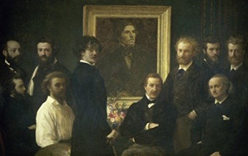 Amazon.com: Posterazzi Homage to Delacroix 1864 Henri Fantin