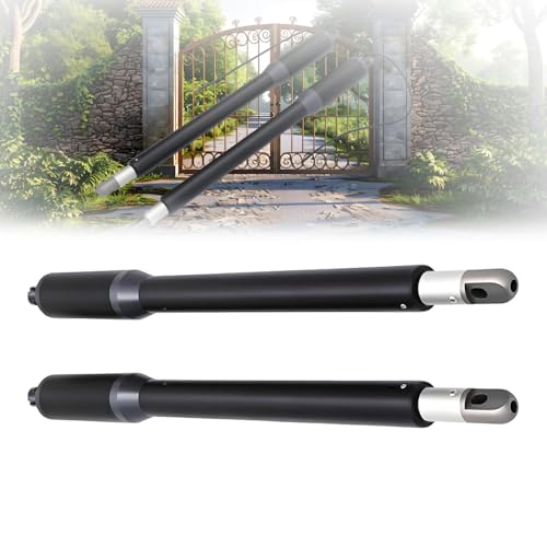 WTRYRN Siste-ma de Apertura de portón de Entrada, Operador de portón Doble de Alta Resistencia, Brazo oscilante Doble, abridor de portón eléctrico de 200 RPM con Control Remoto