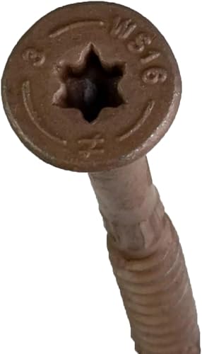 Miniatura 4 de Simpson Strong-Tie SDWS16300Q - Tornillos de marco SDWS de accionamiento fuerte, 0.160 pulgadas x 3 pulgadas, Quik-Guard, cabeza de perfil bajo,