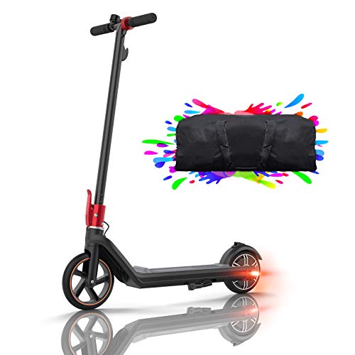 Patinetes Electricos Adultos HUABANCHE Patinete Eléctrico Plegable Patinetes Electricos , Neumáticos sólidos de 8', Super Light 8.9Kg Scooter Electrico...