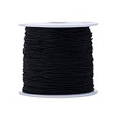 Tamaño: el diámetro es de aproximadamente 0,8 mm, 100 metros de largo. Tamaño adecuado que se adapta a la mayoría de cuentas como cuentas de poni, cuentas de lava, cuentas de kandi, cuentas de vidrio, cuentas de semillas, etc.