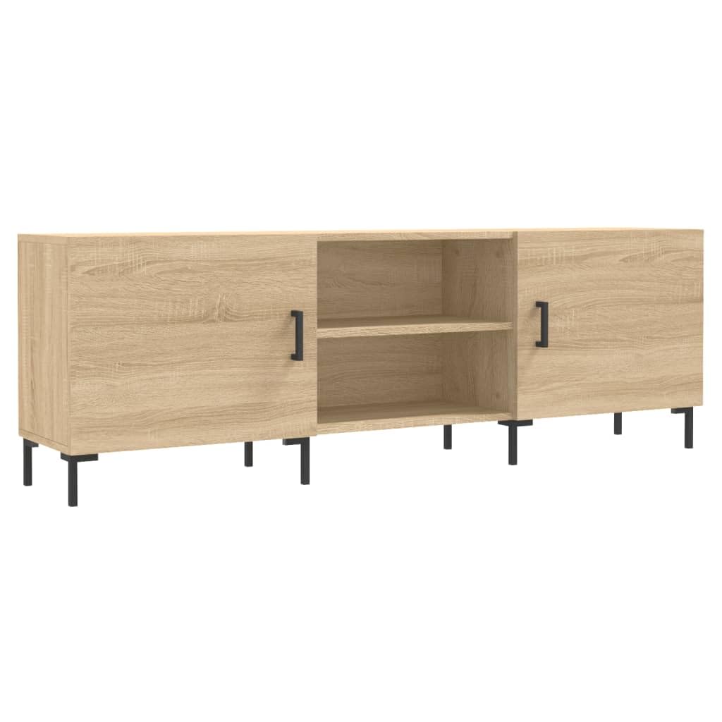 vidaXL Mobile Porta TV Rovere Sonoma 150x30x50 cm in Legno Multistrato, mobiletto, mobiletto HiFi, Mobile per dispositivi multimediali, Supporto TV