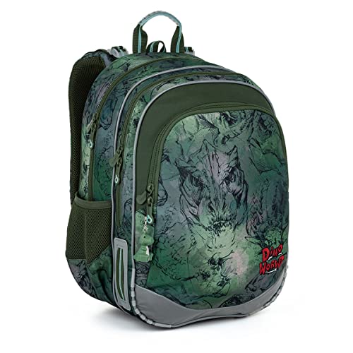 TOPGAL Schulrucksack für Jungen ab - 1. Klasse - ELLY 22015 (Dinosaurier)