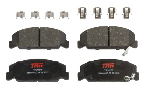TRW Automotive TPC0273 Disc Brake Pad Set for Honda Civic: 1992-2000 and other applications Front