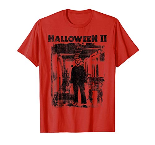 Universal Monsters Halloween 2 Michael Myers Hallway Poster Camiseta