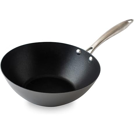 10-Inch Carbon Steel Wok: Nordic Ware Quality