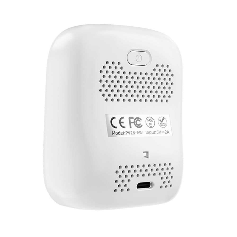 TORR PV28 Mini Detector de CO Inteligente WIFI, Monitor de Calidad del Aire Interior 3 en 1, Medidor de Temperatura y Humedad de CO, Probador de CO