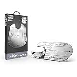PuttOut Unisex-Adult Überprüfen Sie Ihre Ausrichtung und Augenposition jederzeit und überall Compact Putting Mirror, Silber, Einheitsgröße