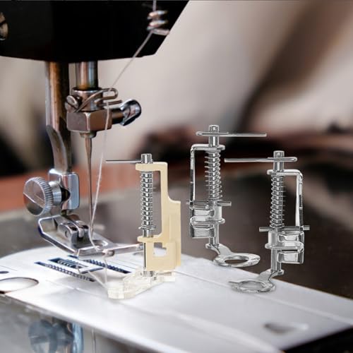 Set de 3 Pies prensatelas para máquina de coser universal miniatura 7