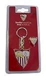 Metal troquelado Sevilla CF 06LLA04-00 Llavero, Blanco/Rojo, Talla Única