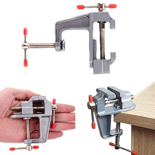 Mini torno de mesa, braçadeira pequeno torno de bancada novo atualizado de 3,5