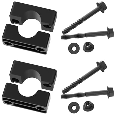 CLUBRALLY Brake Block Mounting Set with Screw Nut for Club Car DS Carryall Golf Cart 1981-Up, OEM#1011402 Cover