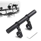 Extensión del manillar de bicicleta, 20 cm de aleación de aluminio, accesorio para manillar de triatlón, extensión de manillar, accesorios para bicicleta para manillar de menos de 32 mm para fijación