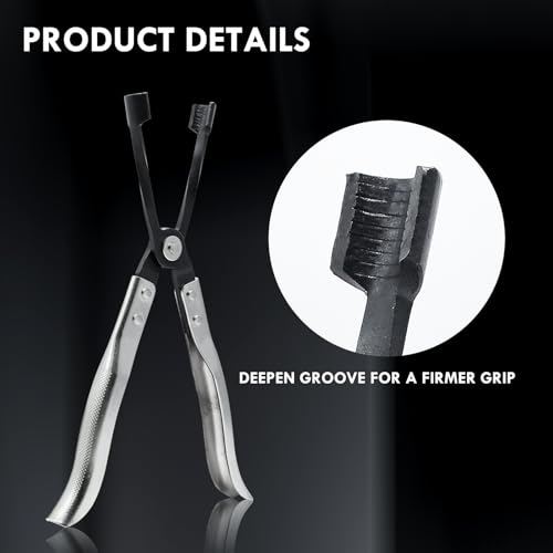 CCLIFE 25tlg Universal Druckluft Ventilfederspanner für 8, 16 oder 24 VentilenVentilschaftdichtung Montage Werkzeug mit Zange