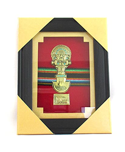 Amazon.co.jp: 【ペルーのお土産雑貨・額入りトゥミ・インテリア壁掛け