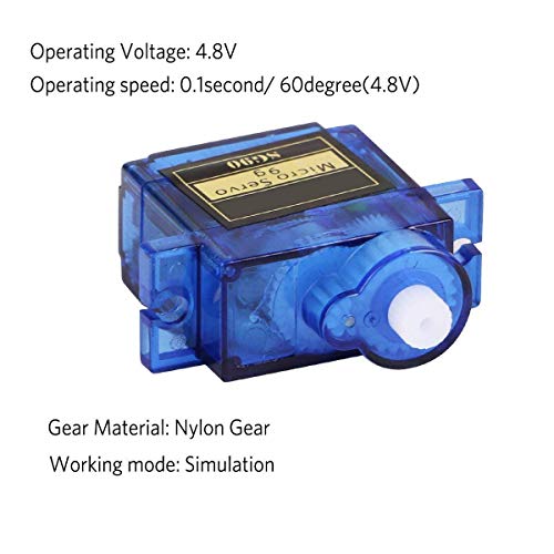 Image of REES52 10Pcs SG90 Micro Servo Motor 9G Servo with 120pcs Multicolored Dupont Wire 40pin Male to Female, 40pin Male to Male, 40pin Female to Female Breadboard Jumper Wires for Arduino