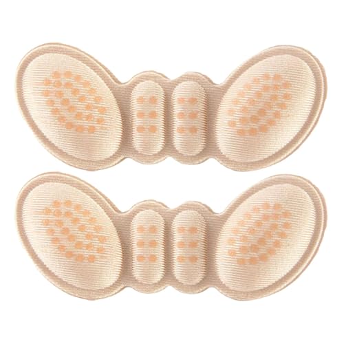 Inserciones de tacón para mujer, 2 almohadillas antideslizantes para el talón | Protector de talón para mujer, inserciones reutilizables para el talón y
