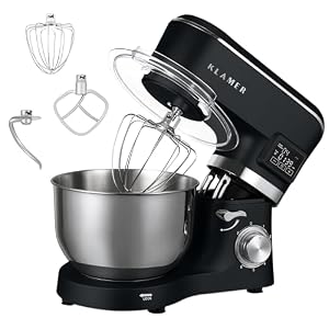 KLAMER – KLAMER Küchenmaschine Classic 1400 W – 5,5 L Rührschüssel au