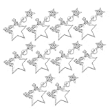 minkissy 10 Pièces Accessoires De Décoration D'ongles Grade Anti Bande Jauges Chariot Utilitaire Doublures Tourneur Pièces De Distribution Unique Détachable Poêle Dissuasif Silver Alliage