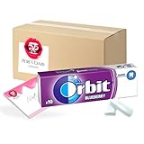 23,84€ inkl. USt (56,79€/kg) Orbit BLUEBERRY Kaugummi 420g - Zuckerfrei 30 x 10 Dragees von Pere's Candy mit notepad - Bundle