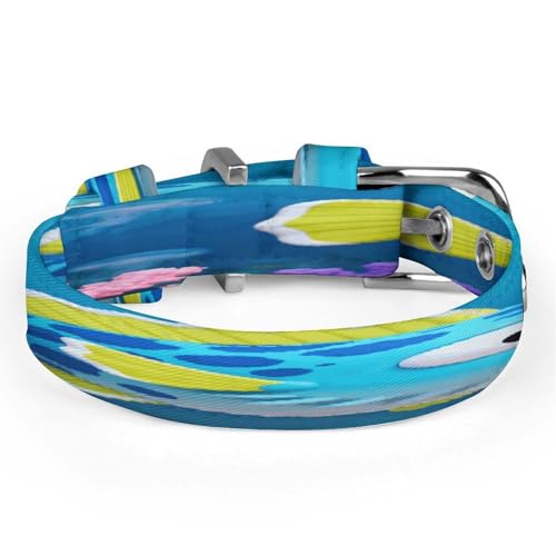 Collar ajustable Oxford Fresh Little Fish para perros y gatos de 7.9 a 10.4 pulgadas 5