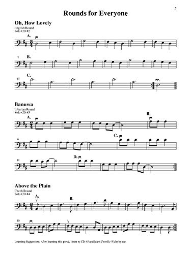 Learning Together, Vol 2: Sequential Repertoire for Solo Strings or String Ensemble (Cello), Book & Online Audio - Image 4