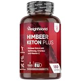 Himbeer Ketone 4280mg - 180 Vegane Kapseln - Nahrungsergänzung für eine Ketogene Ernährung