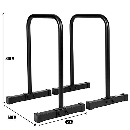 Gravity Fitness Parallettes - Barres à Dips - XL - Nouvelles poignées 38 mm pour la Gymnastique et le Crossfit, usage domestique et commercial – Image 3