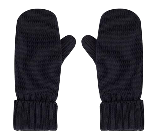 Moufles mixte enfant Petit Bateau en tricot doux pour l'hiver
