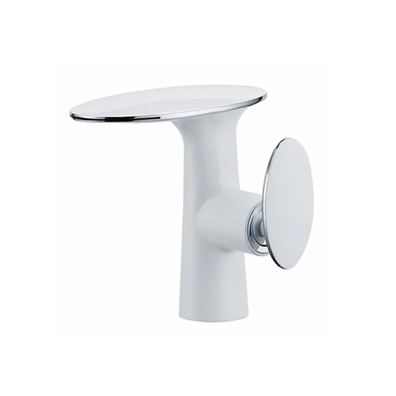 Robinet de salle de bain cascade en laiton noir pour lavabo eau chaude et froide