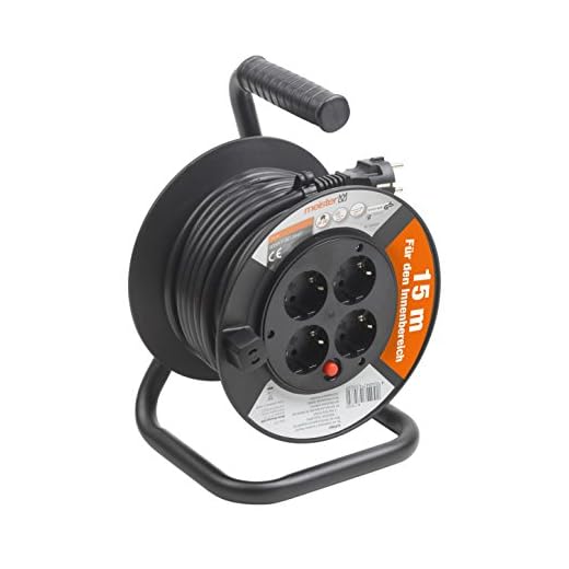Campeón de Tambor de Cable, 15 M, H05VV - F3G1, 5, IP20, 7435830