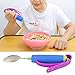 Practical Elderly Eating Spoon, 360° Adjustable Stainless Steel Spoon, Non Slip Spoon, Handle with Weight Holding Capability, for Elderly, Disabled with Limited Hand Functions