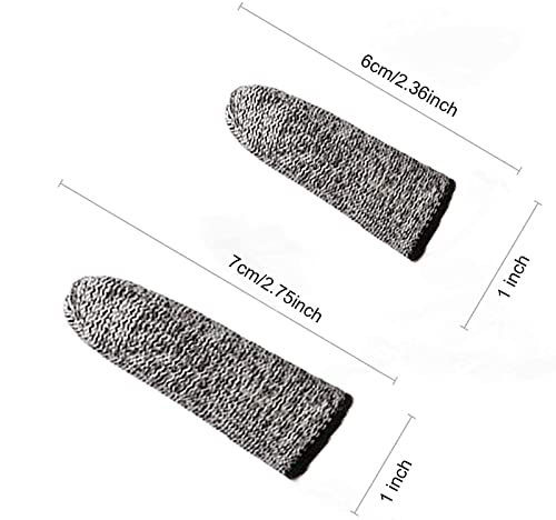 40 PCS Finger Cots Cut Resistant Protector, Finger Covers for Cuts, Gloves Life Extender, Cut Resistant Finger Protectors for Kitchen, Work, Sculpture, Anti-Slip, Reusable