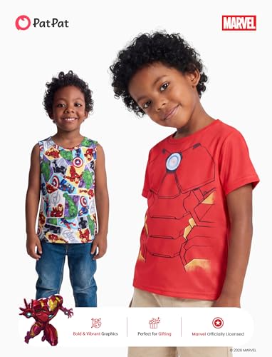 Image of Disney Marvel Spiderman Cars Stitch Star Wars Mickey Boy /Girl T-Shirt&Tank Top Set 2Pcs Short&Sleeveless Shirt Kid Cloth 2-9Y