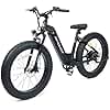 Terra Electric Bike for Adults, 26"x4.0" Fat Tire Electric Bike, 1000W Peak Ebike, Electric Mountain Bike 624Wh Battery, 20 MPH 56 Miles, Electric Bicycle with UL2849 Certified, Aluminum Alloy Frame