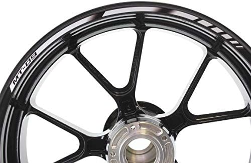 SpecialGP color-matched adhesive rim-striping wheel rim pin stripe pinstriping tape sticker decals for Yamaha MT-09 17-inch wheels