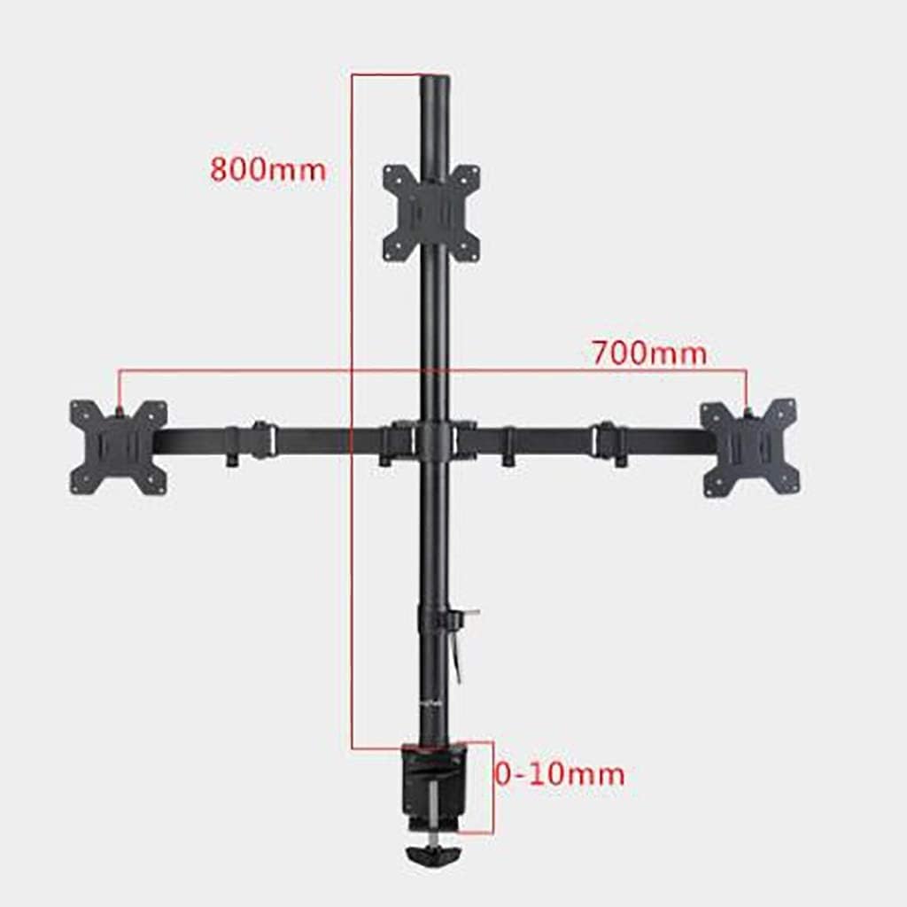Multifunction Display Bracket Universal 4 Screen Splicing Three Four Screen Computer Rack Base Desktop 3 Screen Rotating Bracket TV Mount TV Stand