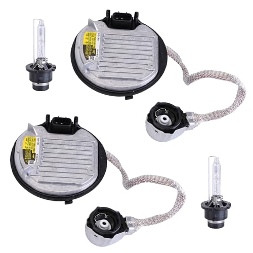 85967-45010 Xenon HID Headlight Ballast Control Unit w/Igniter Cable D4S Bulb Compatible with Toyo*ta Lex*us Subaru 85967-08020 85967-75020 85967-22080 81107-75020 81107-60F10 Xenon Headlight Ballast