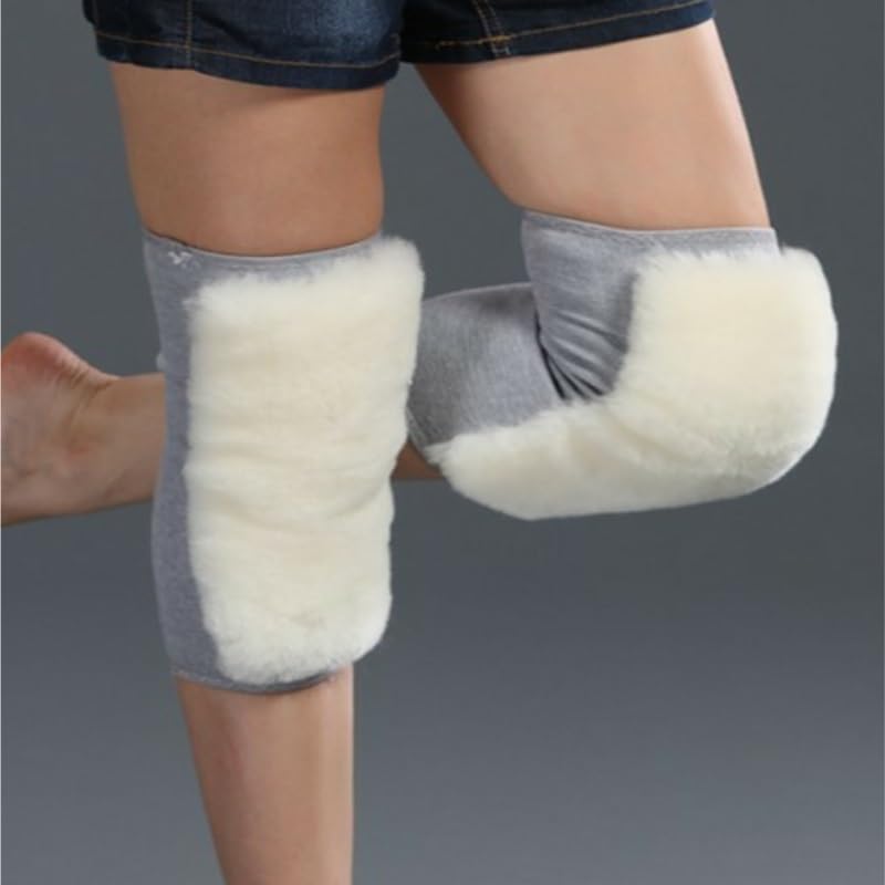 Cashmere Knee Pads for Men Women Warm Soft Leg Guards