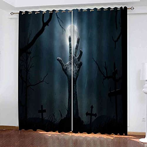 Décoration de Fenêtre Tissu Lourd Rideau Isolant Thermique 3D
