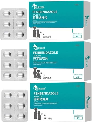 Pastillas Antiparasitarias para Perros Pastillas Desparasitadoras Internas para Perros y Gatos Pastillas para Garrapatas Desparasitación Interna Pastillas antiparasitarias para gatos (3PCS)