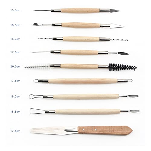 Multifunctioneel 30 stks/set Polymeer Clay Siliconen Gereedschap Sculpting Kit Sculpt Smoothing Wax Carving Aardewerk Keramische Shapers Modellering Gesneden voor kleiaardewerk, doe-het-zelf - Image 4
