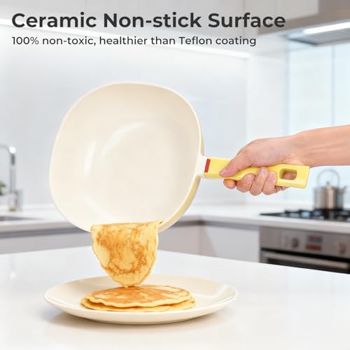 50% Off HANLE Ceramic Nonstick Saute Pan - Induction Compatible
