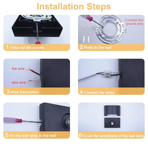 Image of KICAAO Modern LED Wall Sconce,Warm White 3000K,Hardwired Indoor Black Wall Lights Set of 2 Up and Down Wall Mount Light for Living Room Bedroom Hallway Corridor Conservatory(with G9 Bulbs)
