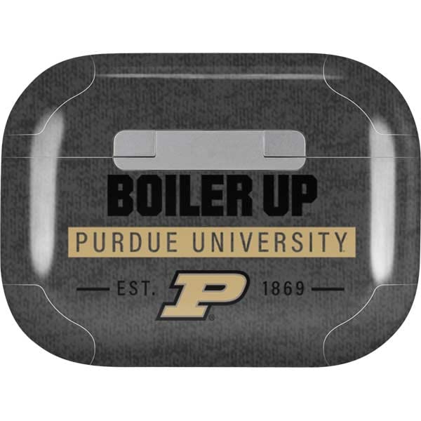 Skinit Decal Audio Skin Compatible with AirPods Pro 2nd Gen - Officially Licensed Purdue University Purdue University Boiler Up Design
