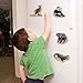 Steventoys Refrigerator Magnets for Kids - Zoo Animal Fridge Magnets for Toddlers - Wooden Magnetic Toys for Baby Kids' Developmental Learning