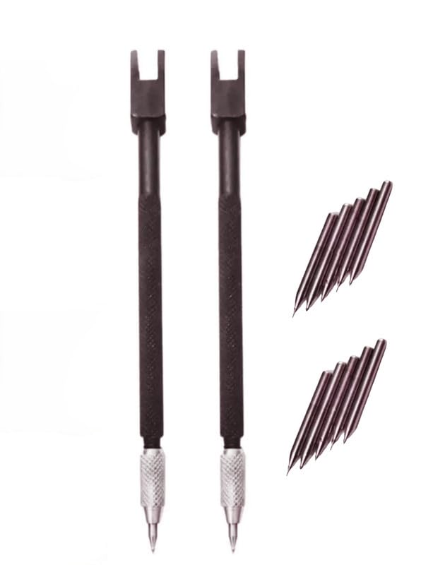 2 Tiles Cutting Pencil With 10 Extra Bits With High Quality Handheld Tile Cutter Tool Set, Pencil with 12 Graphite Refills, Handle for Tile,Glass,Ceramics,Metal