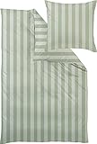 Hauptmaterial: Damast Curt Bauer Damast Bettwäsche Como Salbei 1 Bettbezug 155 x 220 cm + 1 Kissenbezug 80 x 80 cm