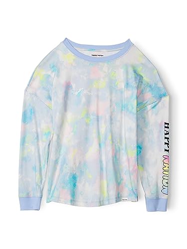 Image of Happy Nation Girls Relaxed Cotton Long Sleeve T Shirt